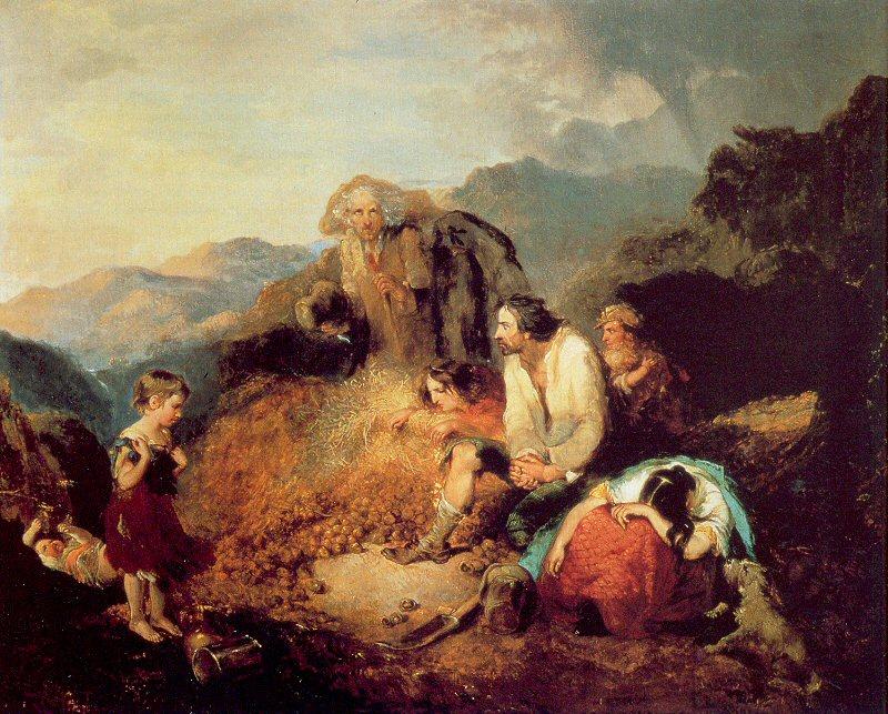 MacDonald, Daniel The Discovery of the Potato Blight oil painting picture